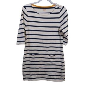 𝅺BODEN LADIES 3/4 SLEEVE FRONT POCKET DRESS- 6